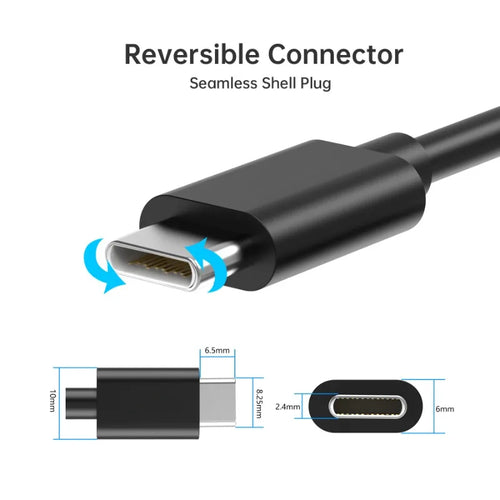 1M USB USB A to Type C Charging Cable